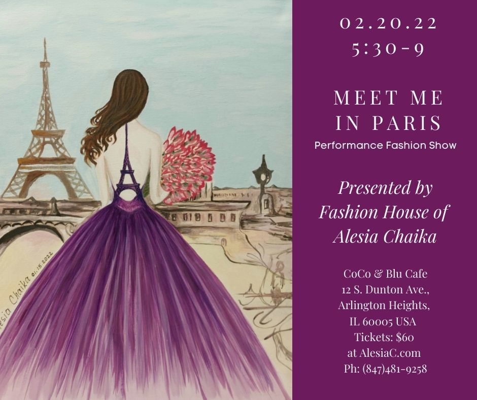 "Meet Me in Paris" artwork by Alesia Chaika