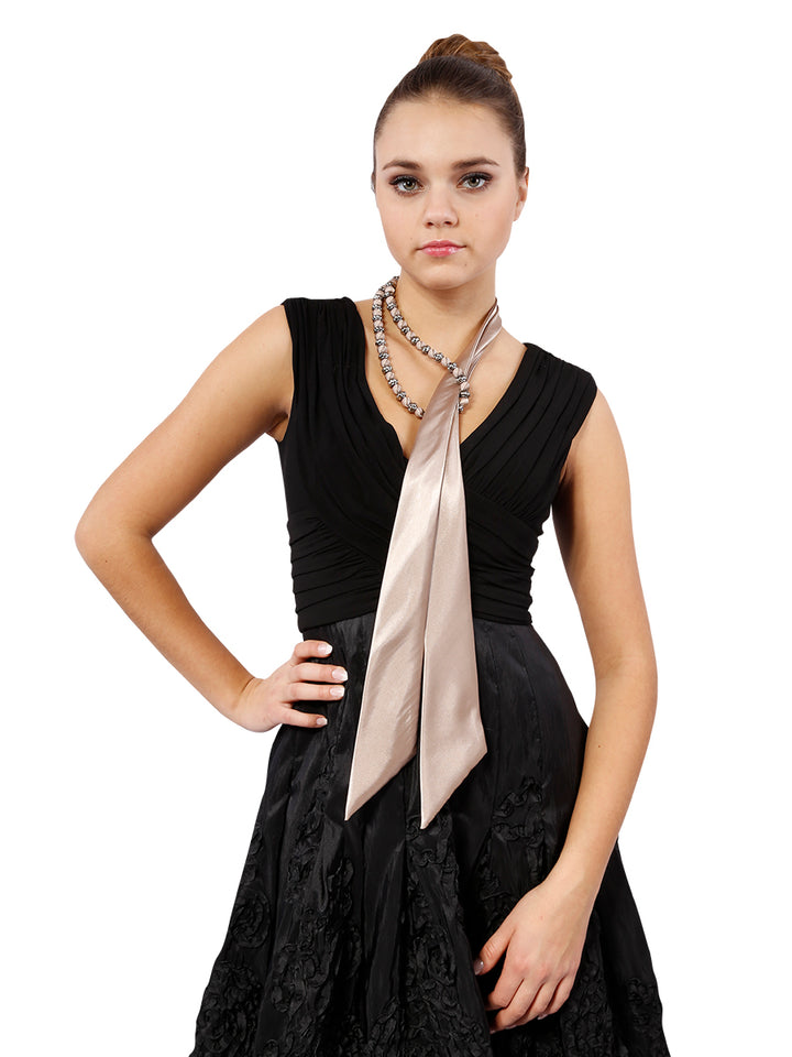 Satin Scarf Belt Necklace – Multi-Wear Accessory