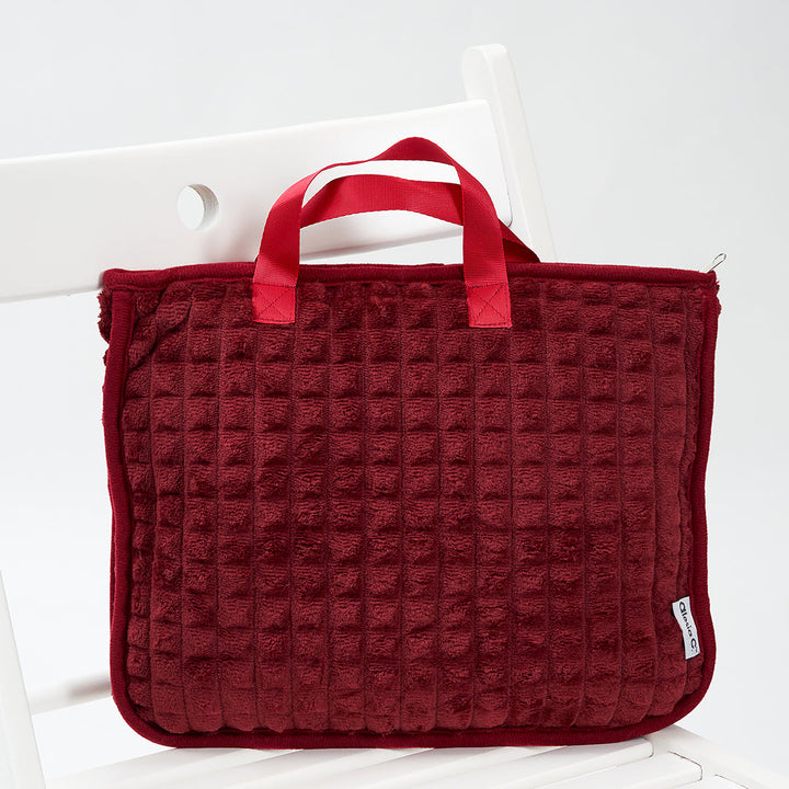 Travel Cozy 4-in-1 Blanket Pillow Bag – Velour Plush