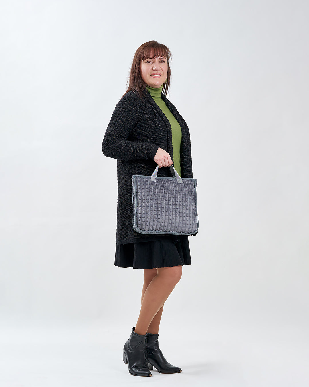 Travel Cozy 4-in-1 Blanket Pillow Bag – Velour Plush