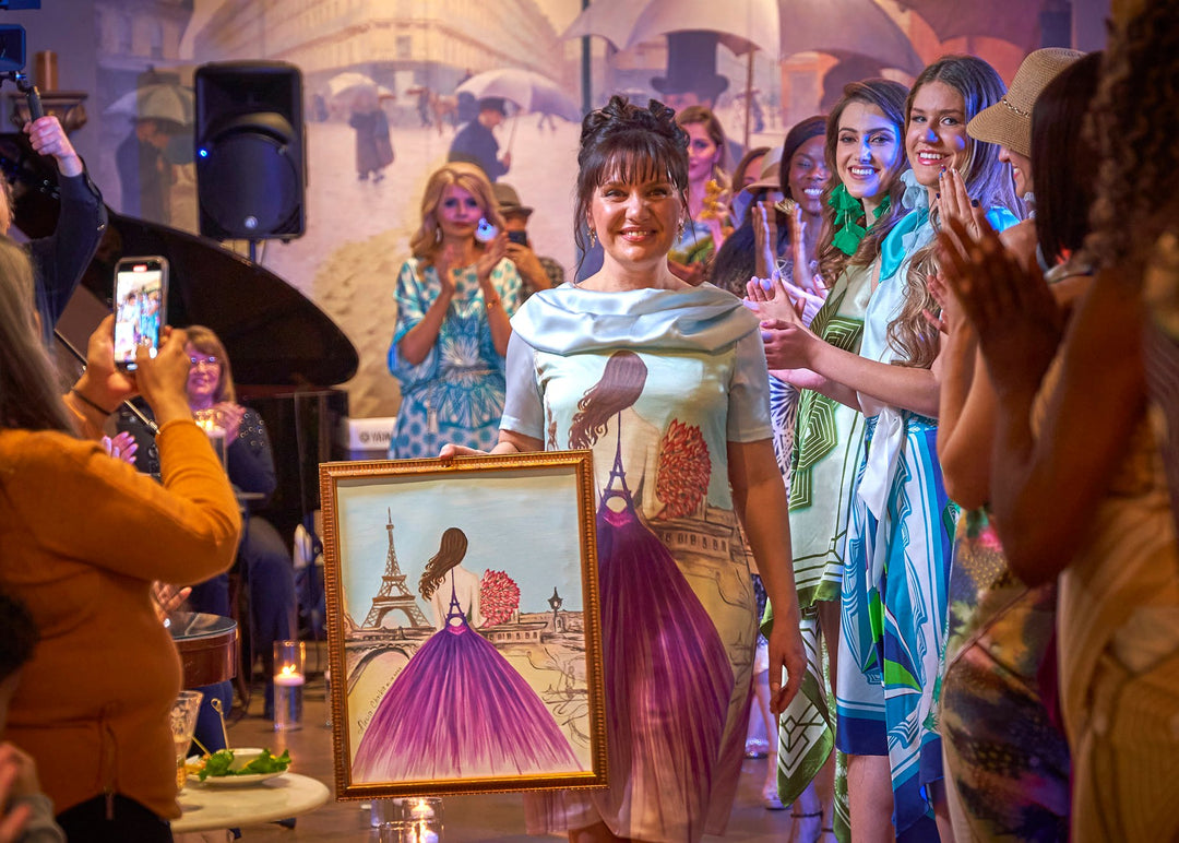 Alesia Chaika Meet Me in Paris Fashion Show and Art Exhibition