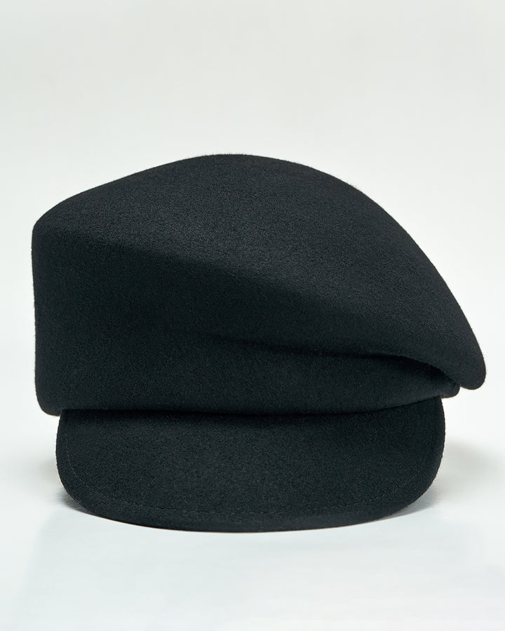 Alesia C. FRENCHI VISOR Wool Felt Beret Hat