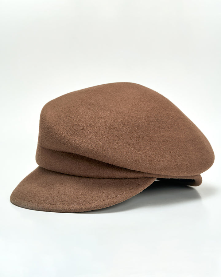 Alesia C. FRENCHI VISOR Wool Felt Beret Hat