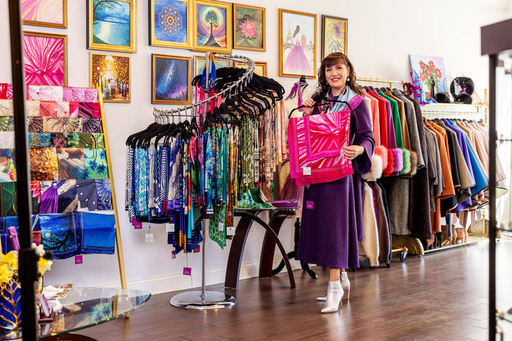 Transform Your Style With Scarf Rings Masterclass with Fashion Designer Alesia Chaika in Lake Forest Illinois AlesiaC.com