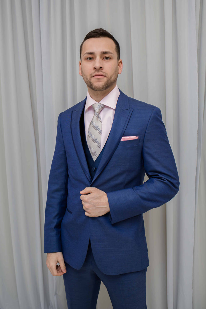 Chicago Harbor Lighthouse Skyline Silk Men’s Tie – Dark Gray