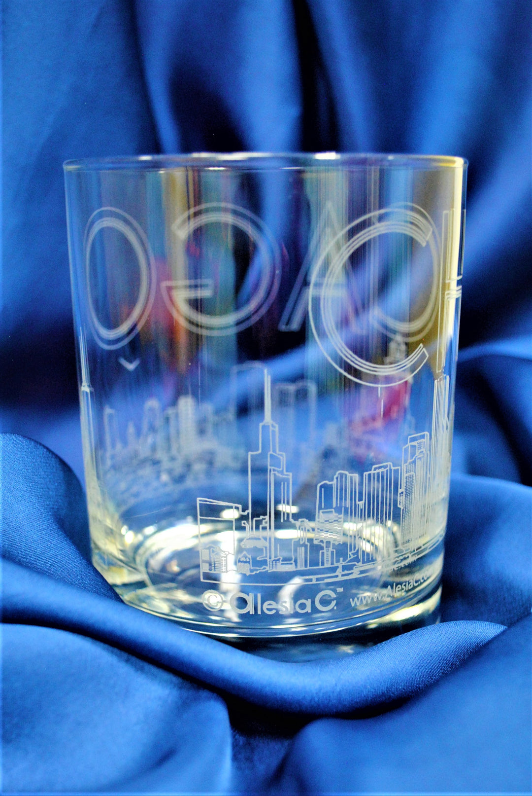 CHICAGO Skyline Drinkware Glass Set of 1 or 2