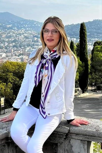 EMPOWER Women's History Month 100% Silk Square Scarf by Alesia Chaika AlesiaC.com