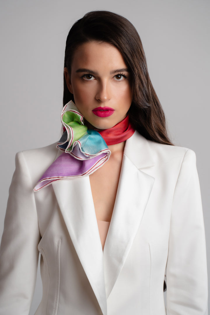 Transform Your Style with Scarf Rings​ MASTER​ CLASS​ HOLIDAY BOUTIQUE​ Mix basics ​with FABULOUS with fashion designer​ Alesia Chaika in Lake Forest IL Shop Boutique​ AlesiaC.com
