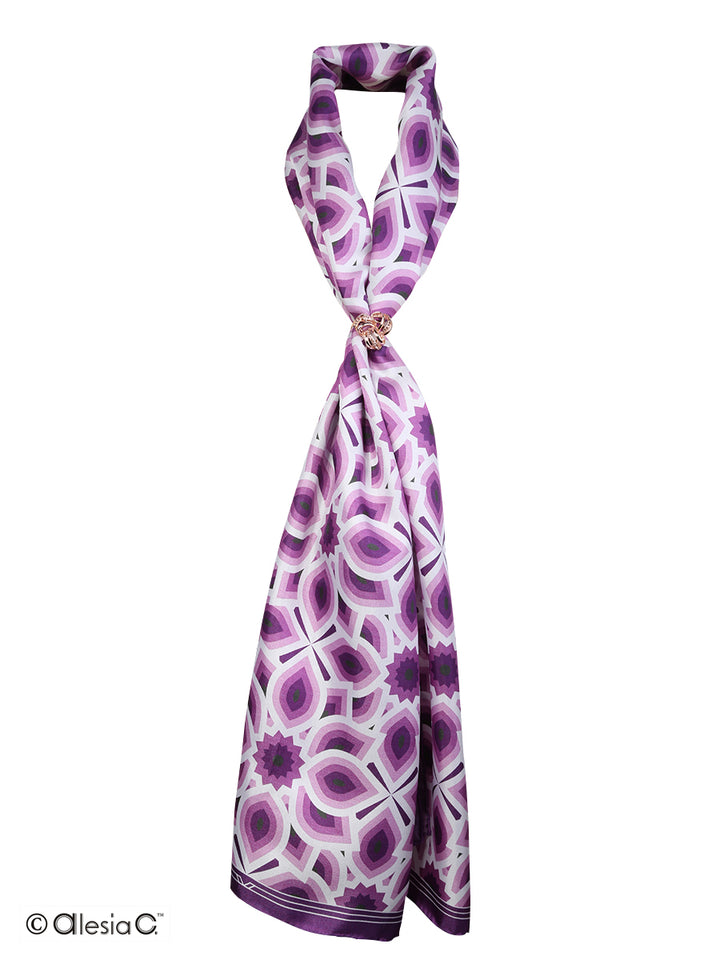 INNER BLOOM Crystal Designer Scarf Charm-Ring