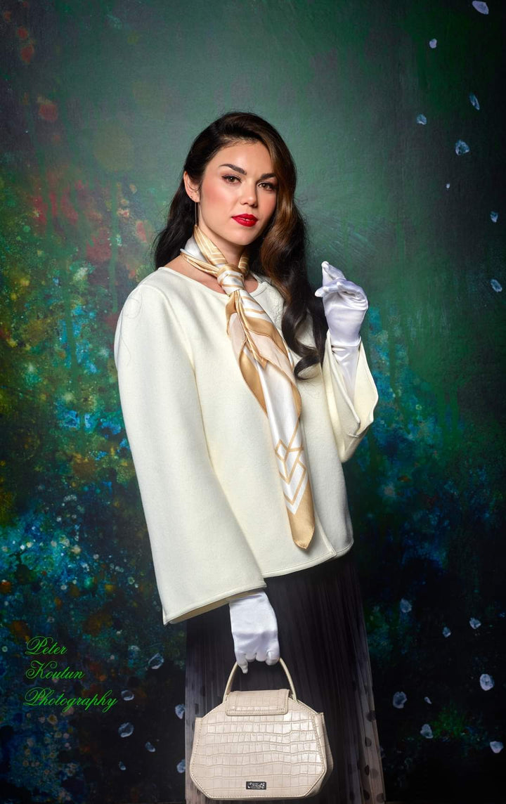 Alesia C. "Lady Auto" Wool Jacket