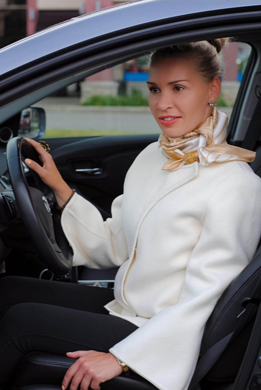 Alesia C. "Lady Auto" Wool Jacket