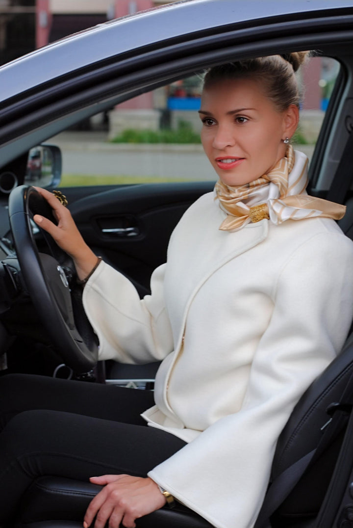 Alesia C. "Lady Auto" Wool Jacket