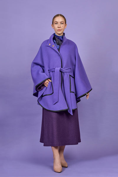 ジャケット・アウター L'Or Irregular hem cape coat Mantle Style Cape Jacket – axes femme from JAPAN