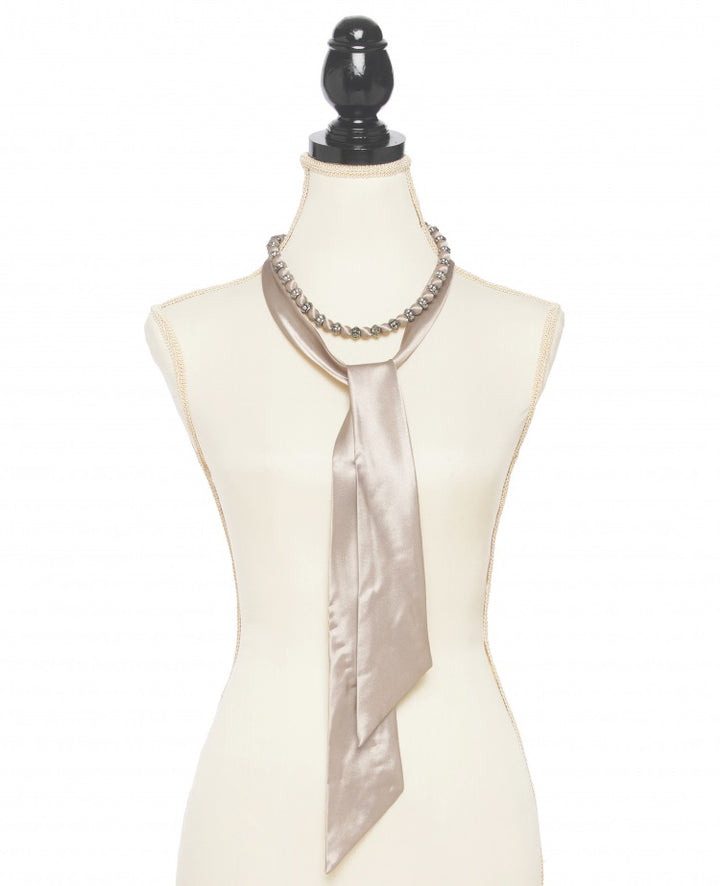 Satin SCARF to BELT NECKLACE