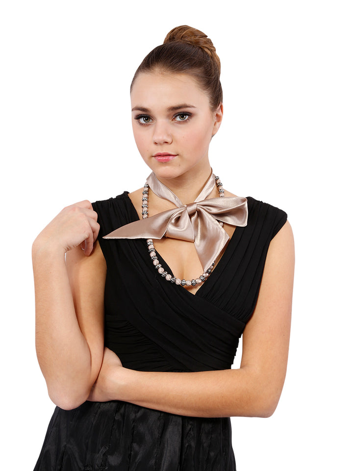 Satin SCARF to BELT NECKLACE