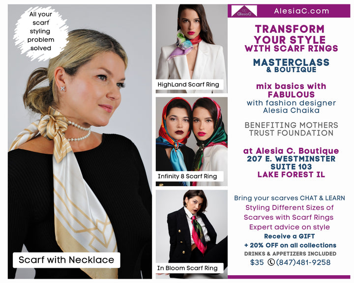 Transform Your Style with Scarf Rings MASTERCLASS With Fashion Designer Alesia Chaika