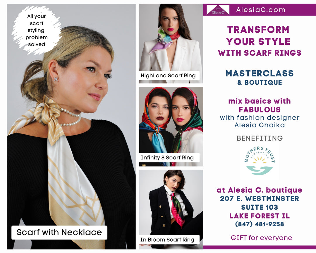 Transform Your Style with Scarf Rings MASTERCLASS With Fashion Designer Alesia Chaika