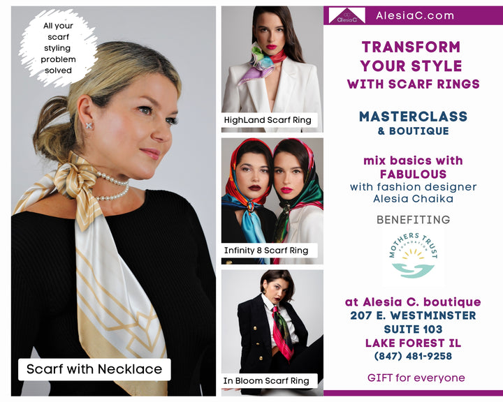 Transform Your Style with Scarf Rings MASTERCLASS With Fashion Designer Alesia Chaika