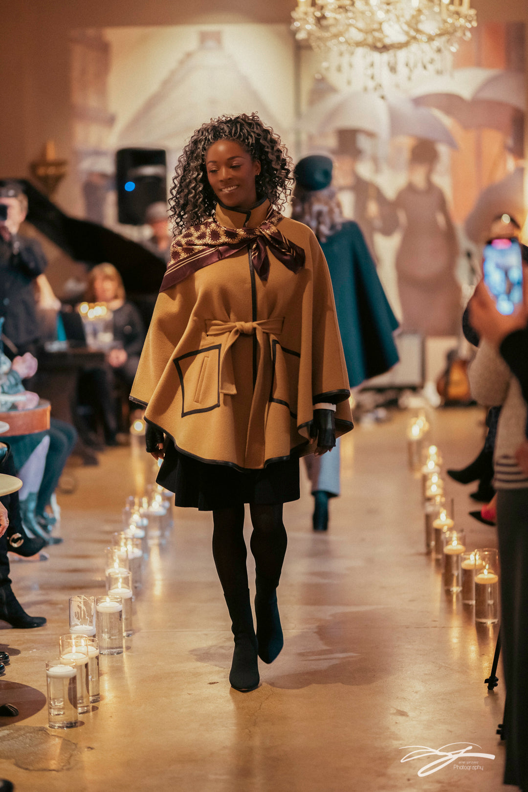 WISDOM Mandala Silk Square Scarf in Plum Beige – Multiple Sizes by Alesia Chaika