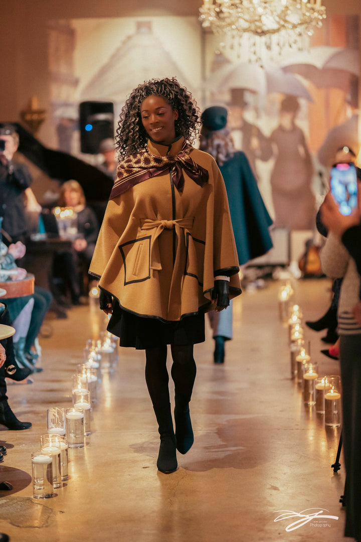 WISDOM Mandala Silk Square Scarf in Plum Beige – Multiple Sizes by Alesia Chaika