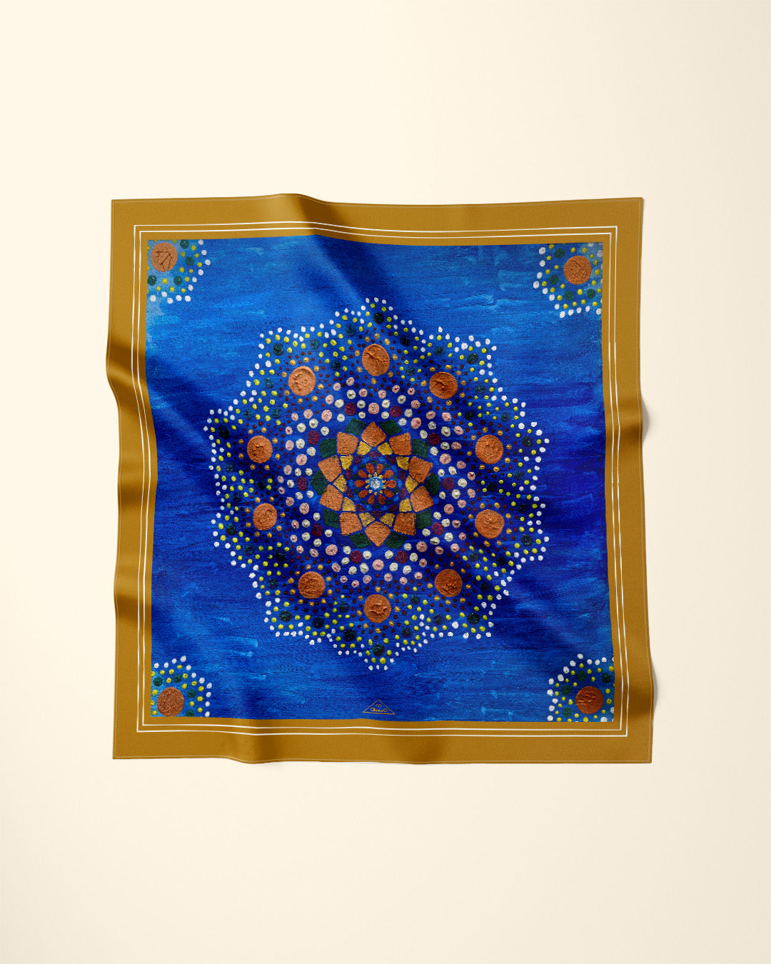 YANA UNIVERSE Mandala Designer Silk Scarf Art A Porte by Alesia Chaika