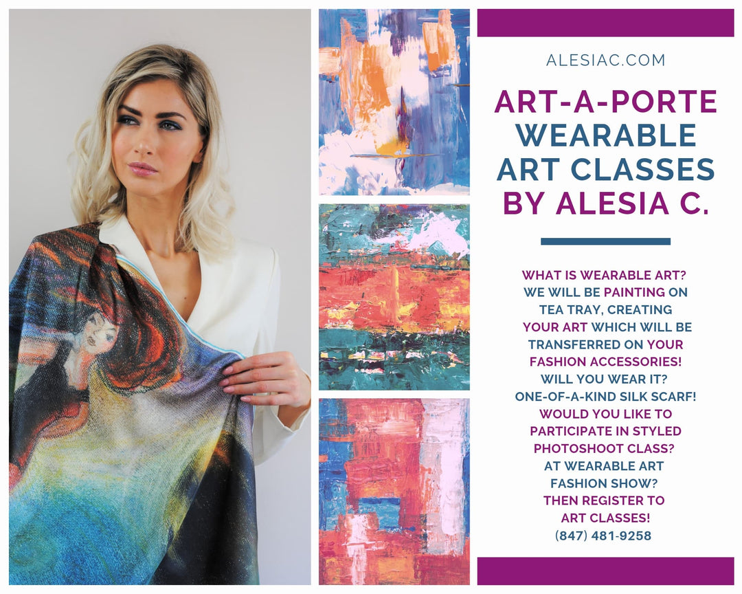 Art-A-Porte Wearable Art Classes & Parties – Painting and Silk Scarf Workshops