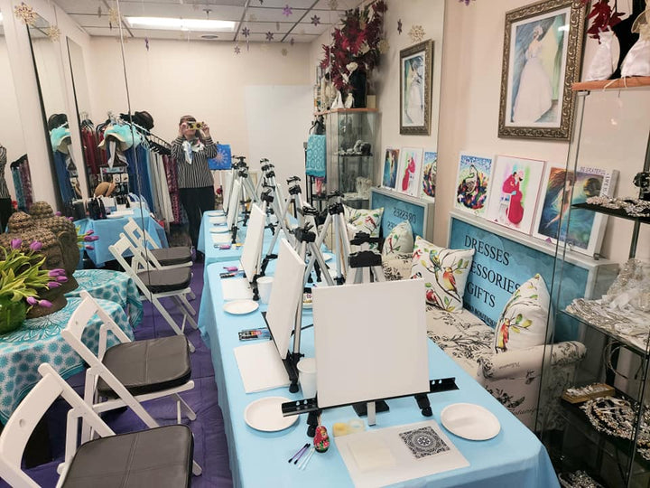 Art-A-Porte Wearable Art Classes & Parties – Painting and Silk Scarf Workshops