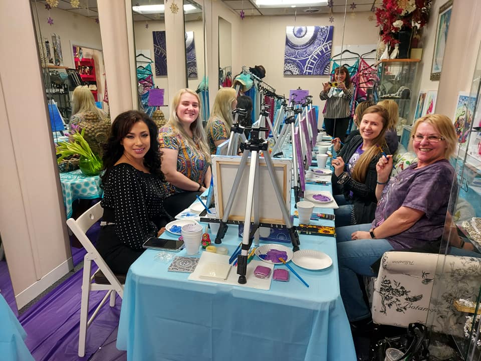 Art-A-Porte Wearable Art Classes & Parties – Painting and Silk Scarf Workshops