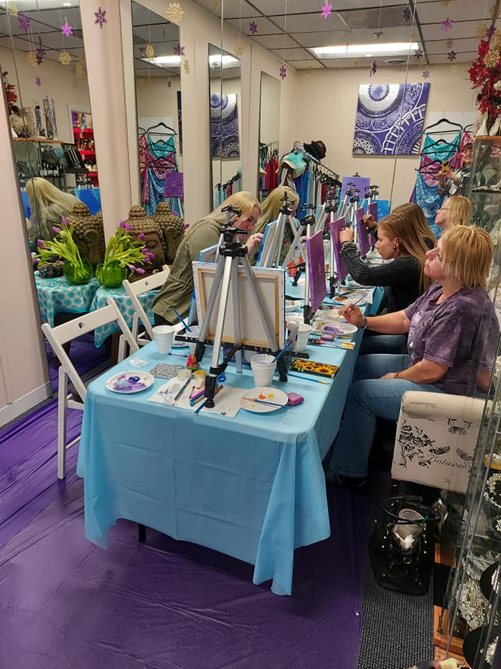 Art-A-Porte Wearable Art Classes & Parties – Painting and Silk Scarf Workshops