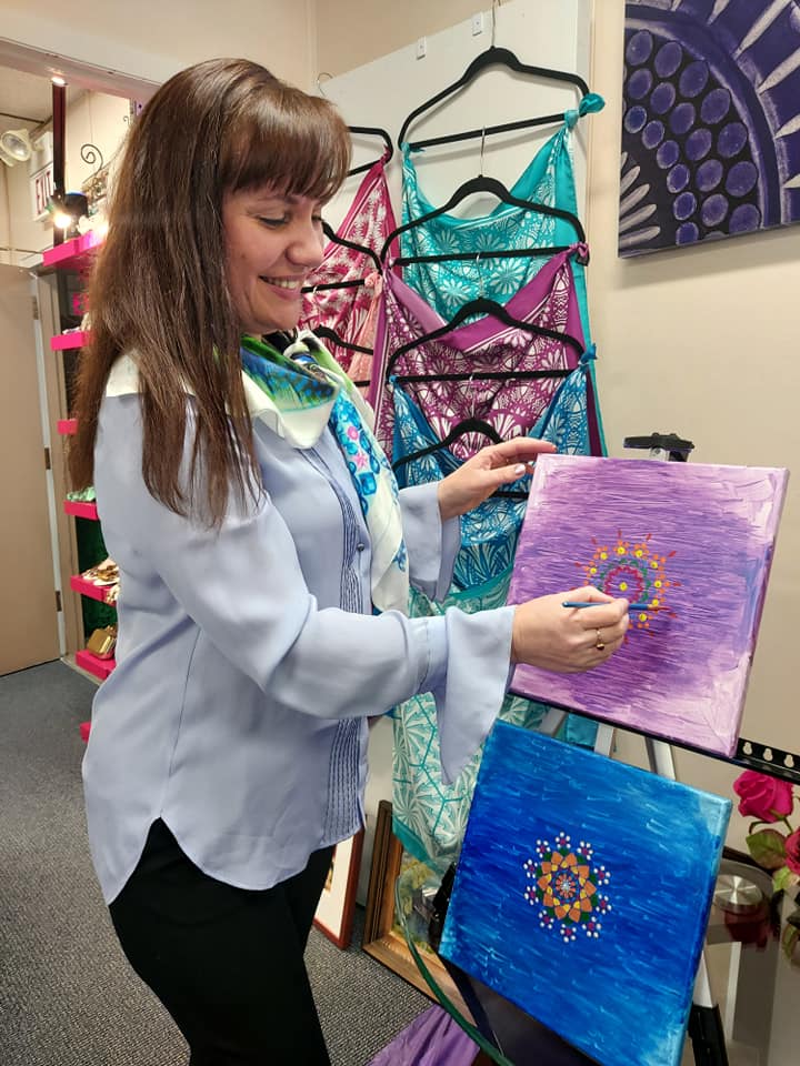 Art-A-Porte Wearable Art Classes & Parties – Painting and Silk Scarf Workshops