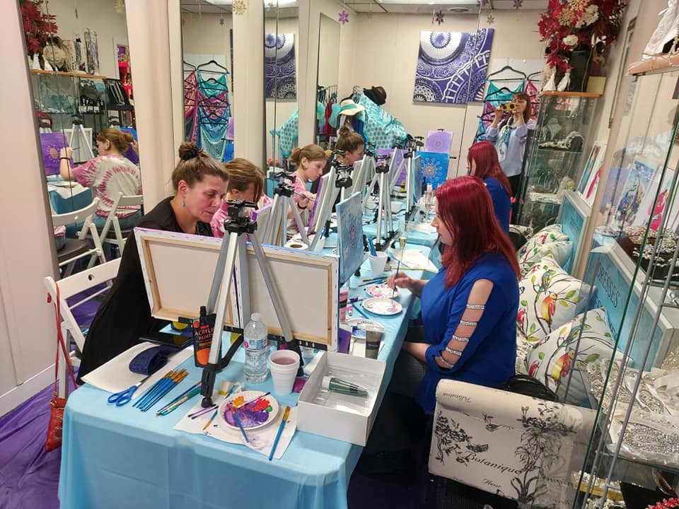 Art-A-Porte Wearable Art Classes & Parties – Painting and Silk Scarf Workshops