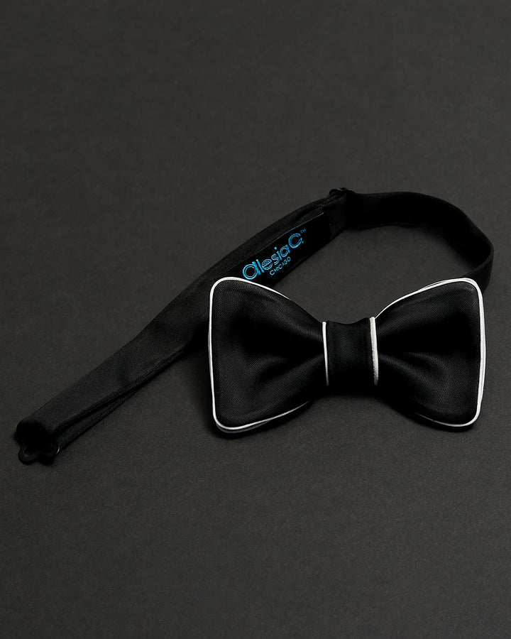 Great GATSBY Black White Bow Tie Limited Edition by Alesia Chaika