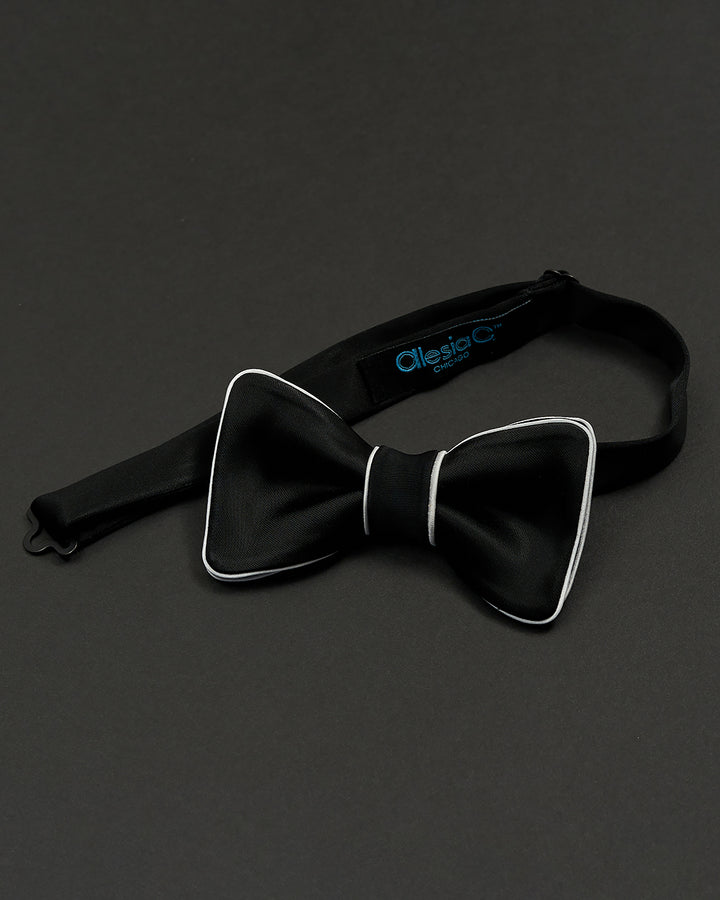 Great GATSBY Black White Bow Tie Limited Edition by Alesia Chaika