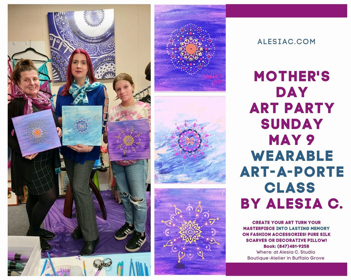 Art-A-Porte Wearable Art Classes & Parties – Painting and Silk Scarf Workshops