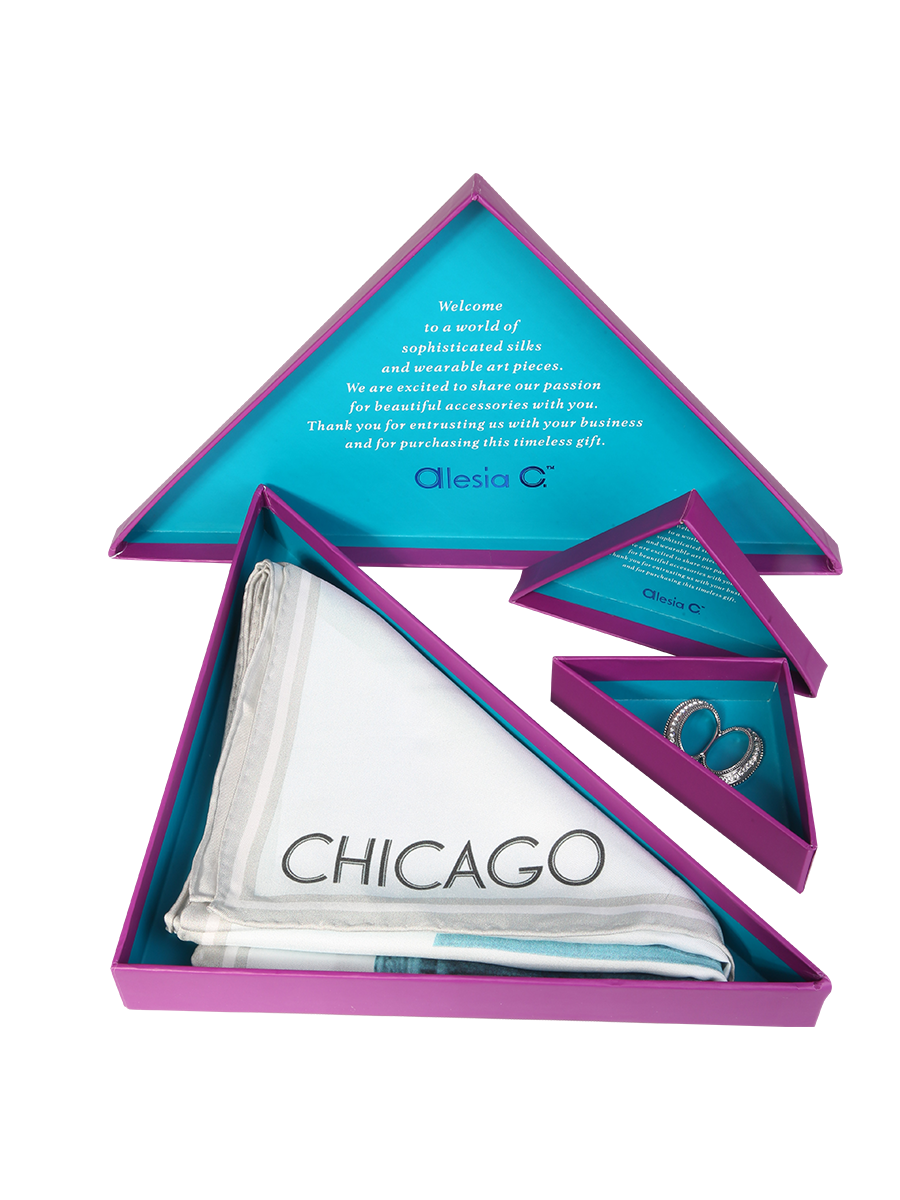 Chicago Custom Logo Gift Box by Alesia C.