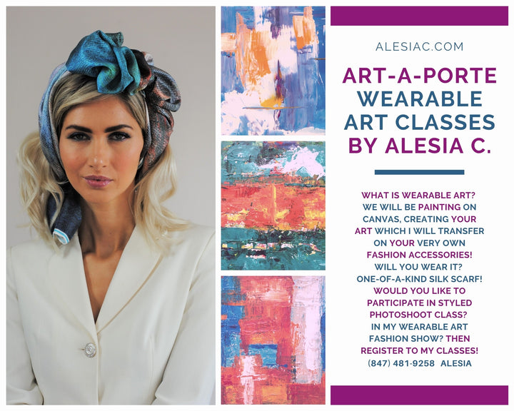 Art-A-Porte Wearable Art Classes & Parties – Painting and Silk Scarf Workshops