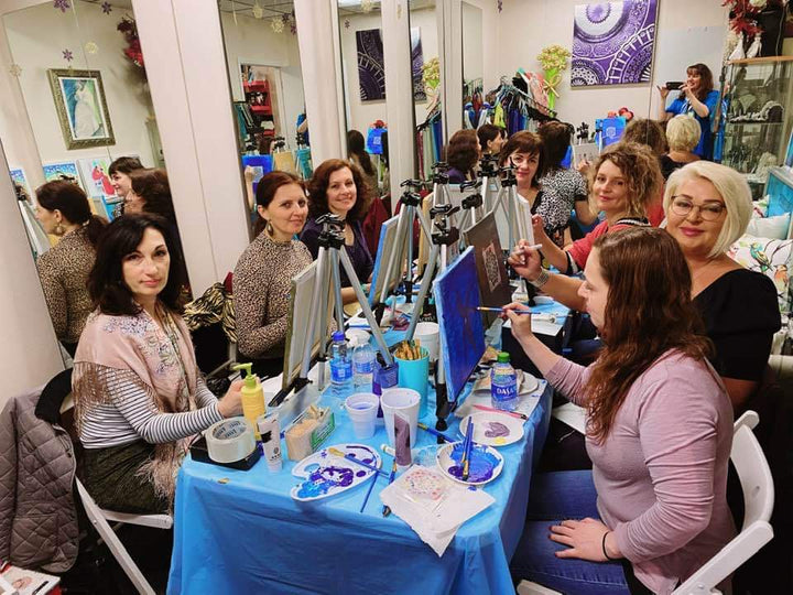 Art-A-Porte Wearable Art Classes & Parties – Painting and Silk Scarf Workshops