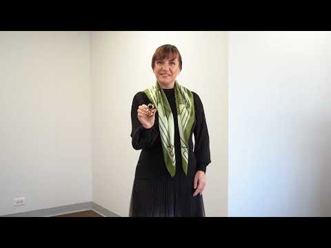 Designer Scarf Ring How To Use Scarf Slider Infinity 8 by Alesia Chaika